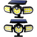 Outdoor Waterproof 3 Modes 140 LEDS  Solar Motion Sensor Wall Light For Garden And Yard